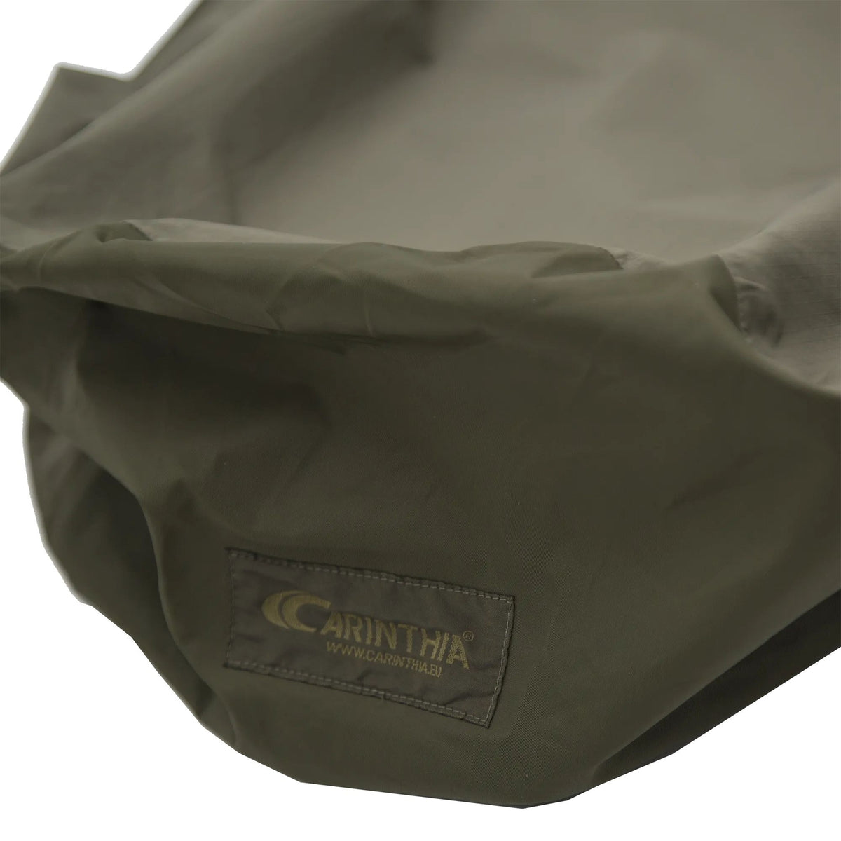 Carinthia Biwaksack Expedition Cover Gore olive Reissverschluss links