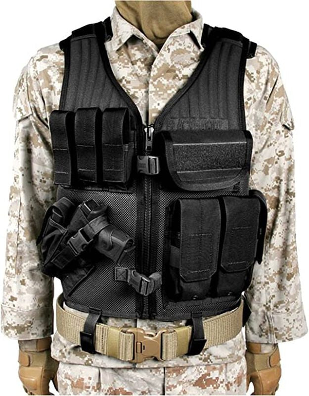 BlackHawk Weste OMEGA ELITE Cross Draw schwarz rechtshand