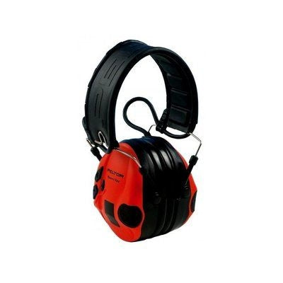 Peltor aktiver Gehörschutz SportTac, 26dB, Rot / Schwarz