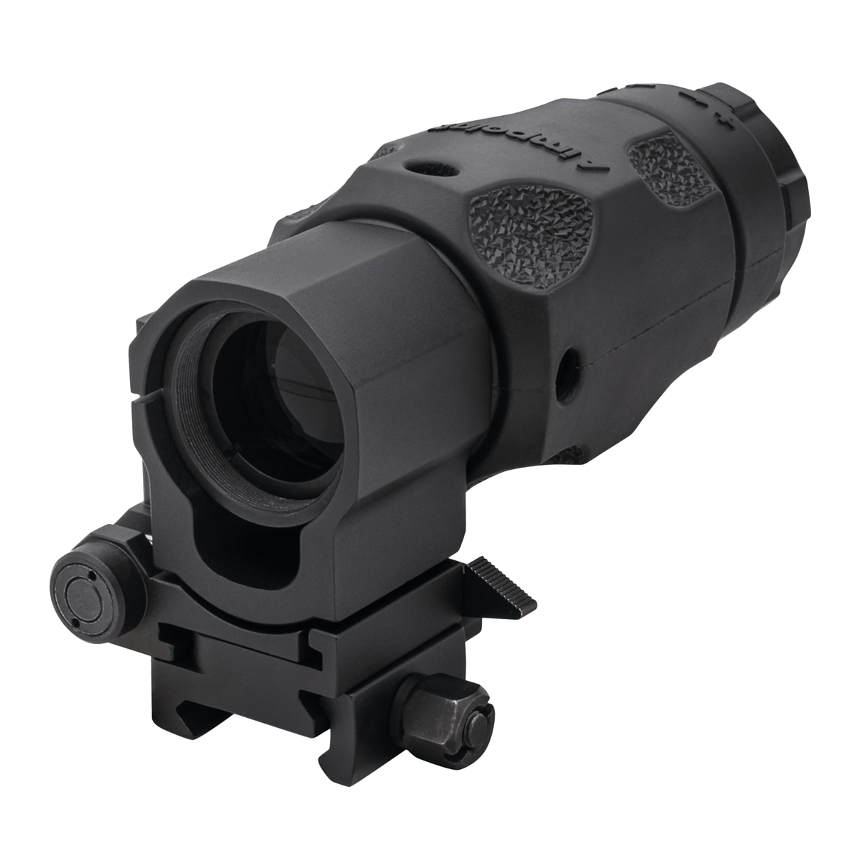 Aimpoint® Vergrösserungsaufsatz Booster 3XMag-1 mit Flip Mount 39 mm und TwistMount Basis mit variabler Dioptrieneinstellung (-3 bis +3) schwarz