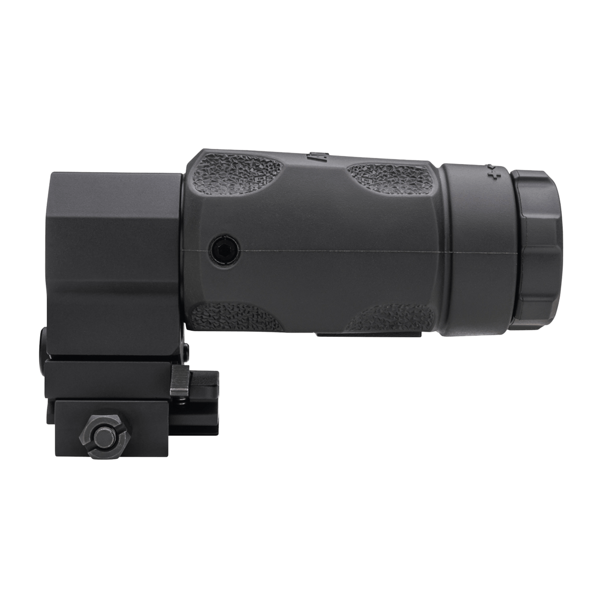 Aimpoint® Vergrösserungsaufsatz Booster 3XMag-1 mit Flip Mount 39 mm und TwistMount Basis mit variabler Dioptrieneinstellung (-3 bis +3) schwarz