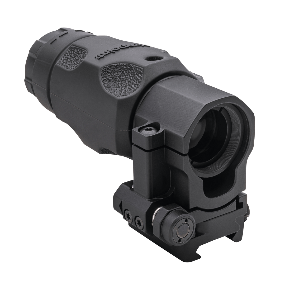 Aimpoint® Vergrösserungsaufsatz Booster 3XMag-1 mit Flip Mount 39 mm und TwistMount Basis mit variabler Dioptrieneinstellung (-3 bis +3) schwarz