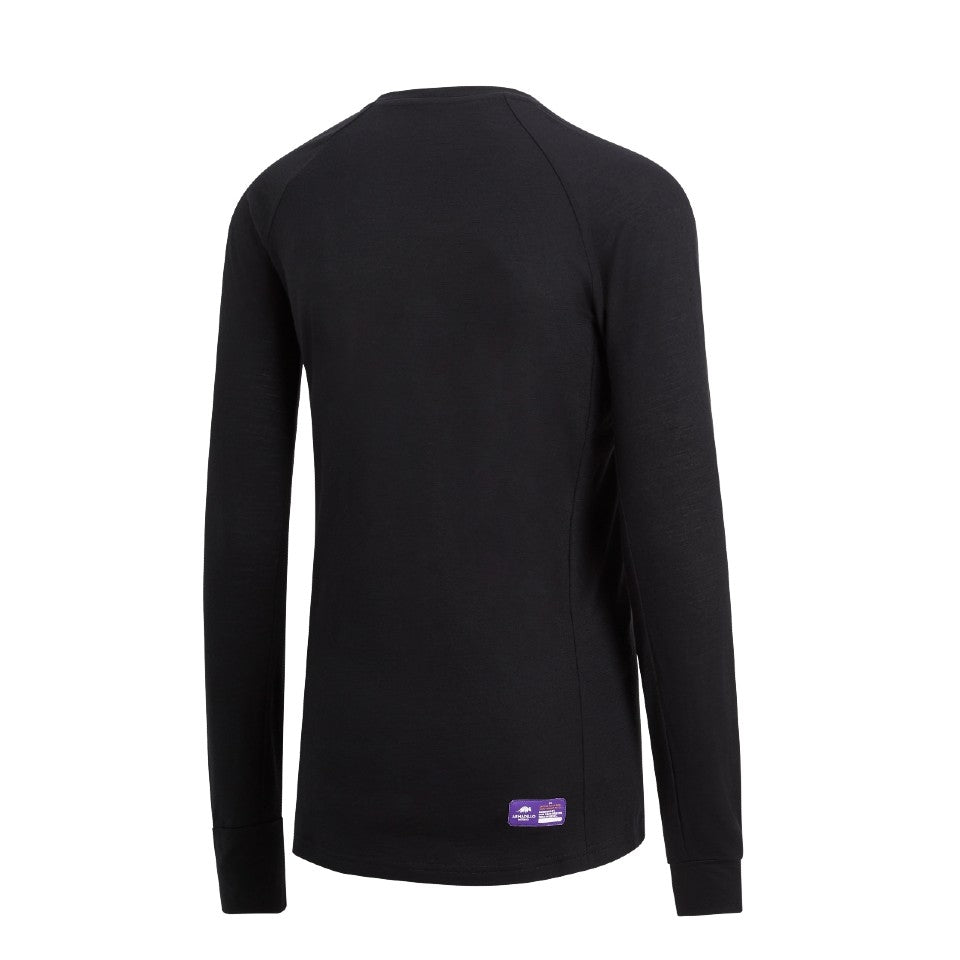 Armadillo Shirt Womens Flora Merino Wool Baselayer Long Sleeve Crew Neck