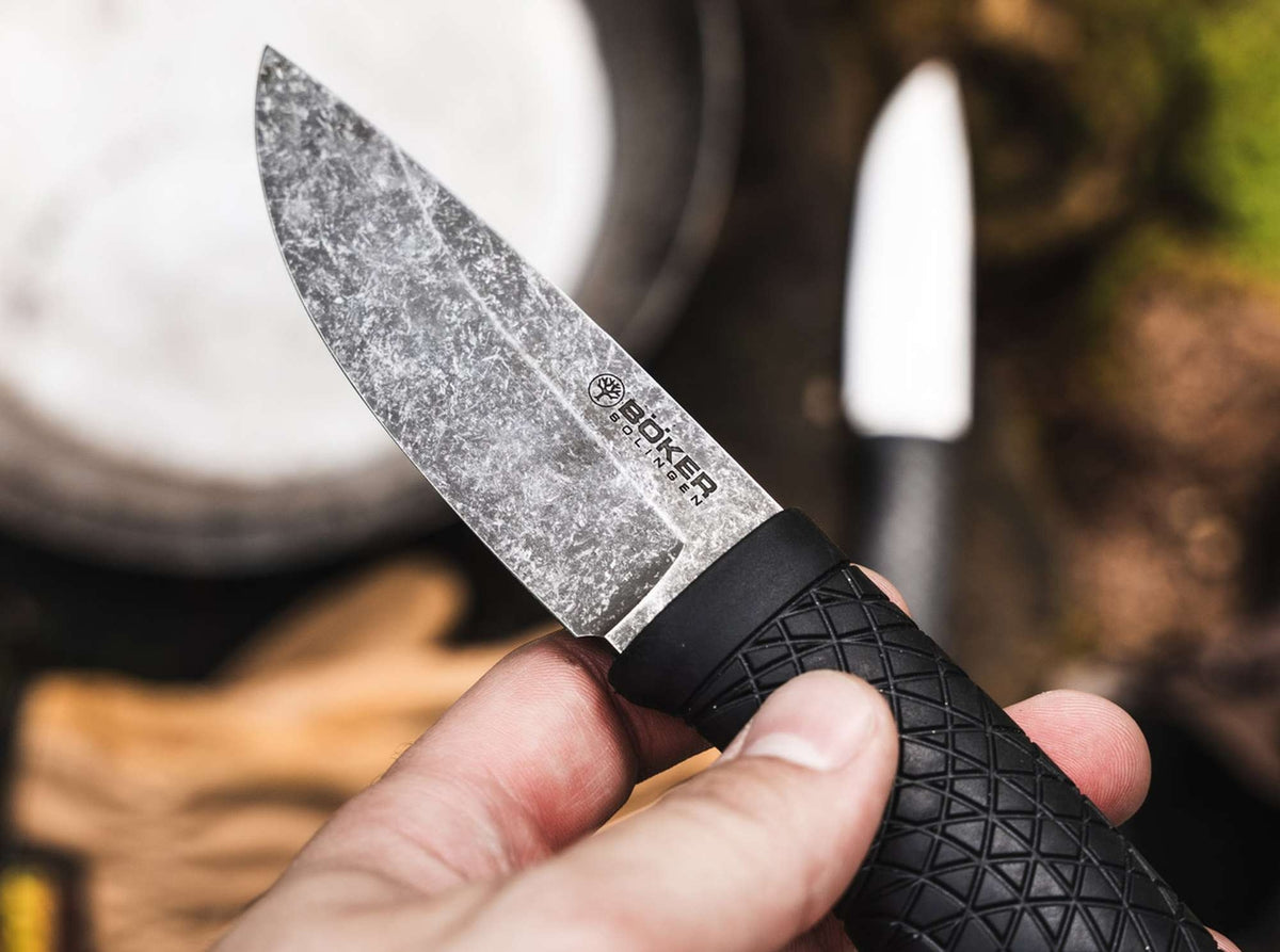 Messer Böker Bronco Mini schwarz (stonewash)