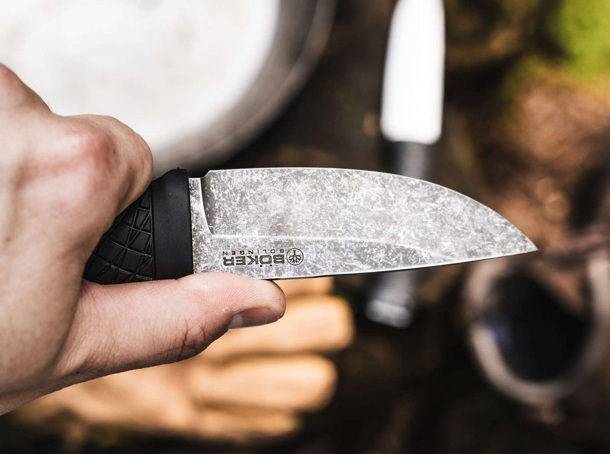 Messer Böker Bronco Mini schwarz (stonewash)