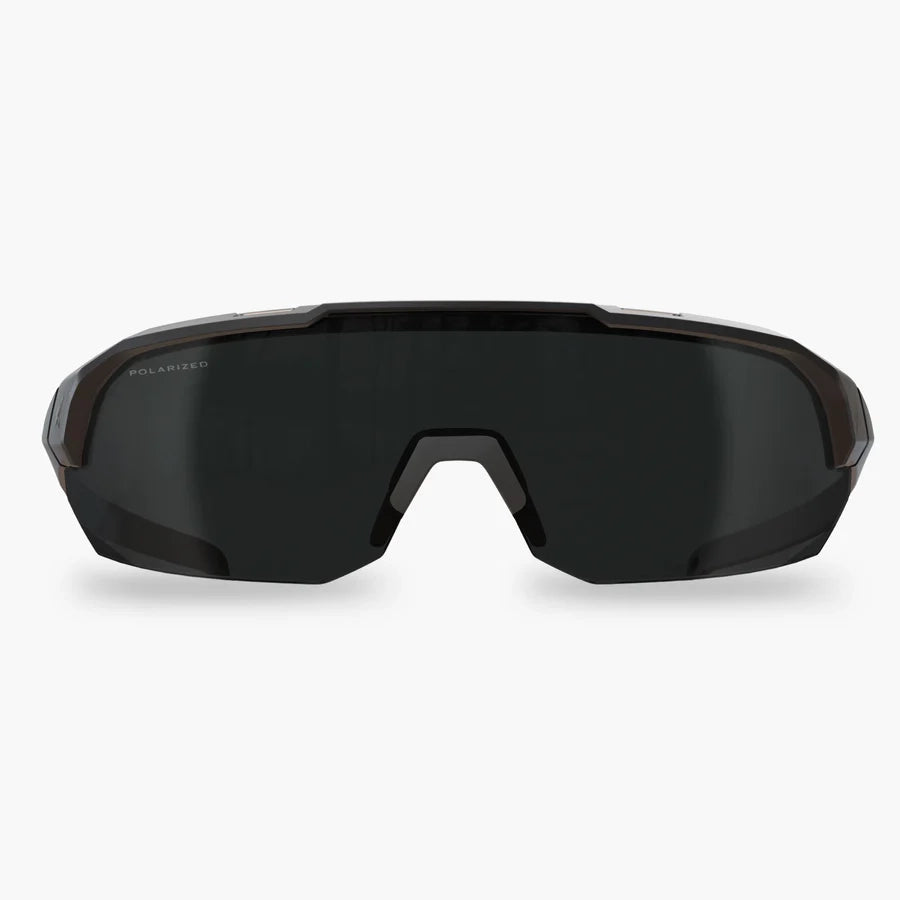 Edge Tactical Eyewear Brille Arc Light schwarz mit Brillenglas Smoke Vapour Shield polarisierend