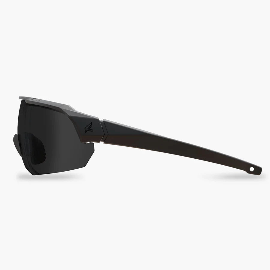 Edge Tactical Eyewear Brille Arc Light schwarz mit Brillenglas Smoke Vapour Shield polarisierend
