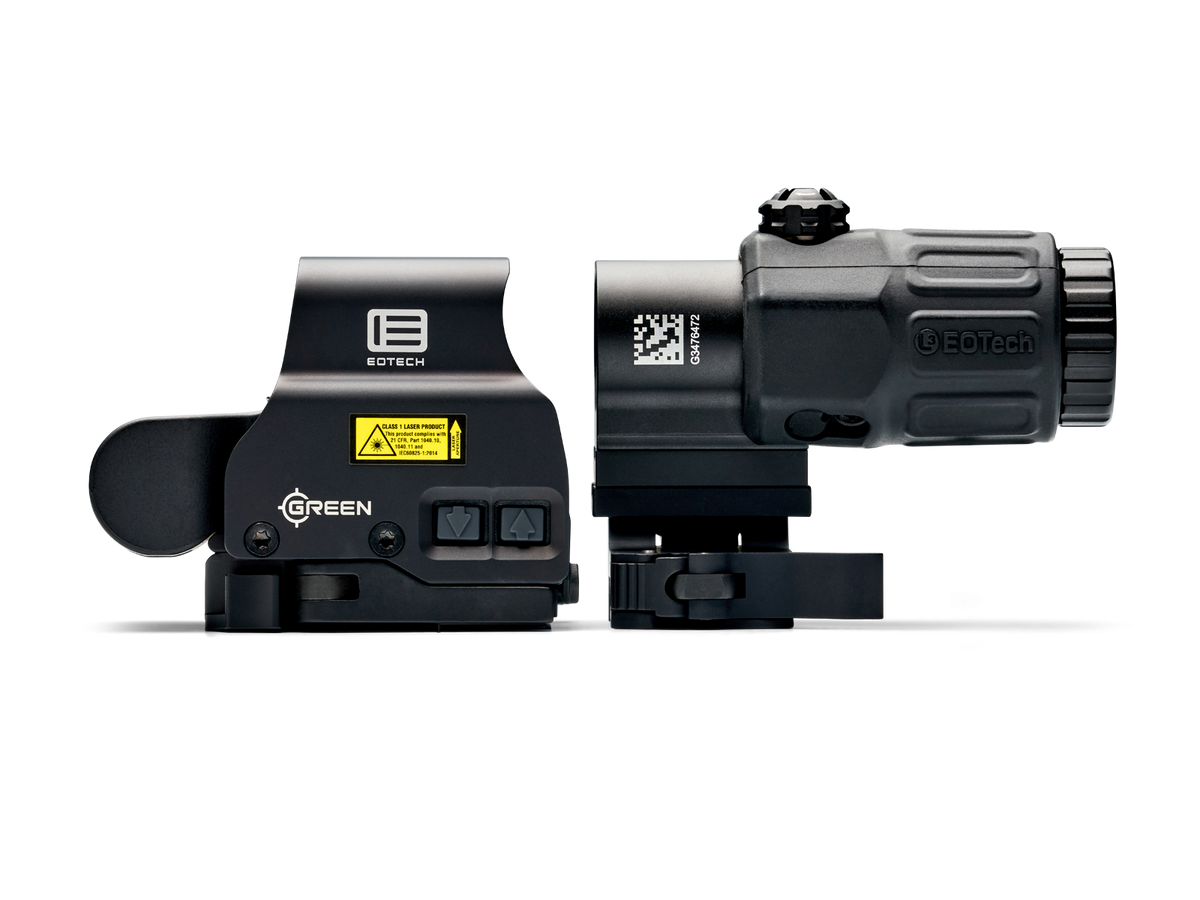 Eotech Zielgerät Holographic Hybrid Modell EXPS2-0GRN HWS/ mit G33 Vergrösserungsvorsatz