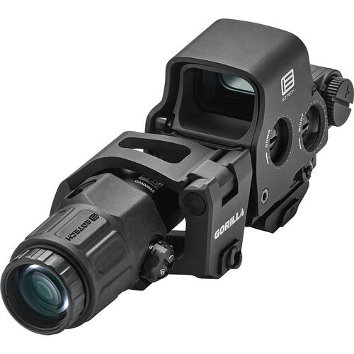 Eotech Zielgerät Holographic Hybrid Modell EXPS3-O HWS/ mit G33 Vergrösserungsvorsatz mit STC Montage schwarz