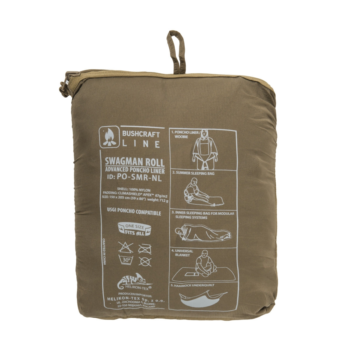 Helikon Tex Swagman Roll Poncho - Windpack Nylon one size