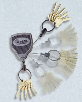 Key-Bak Schlüsselanhänger SUPER48 Heavy Duty mit Auszugsschnur und Gürtelclip