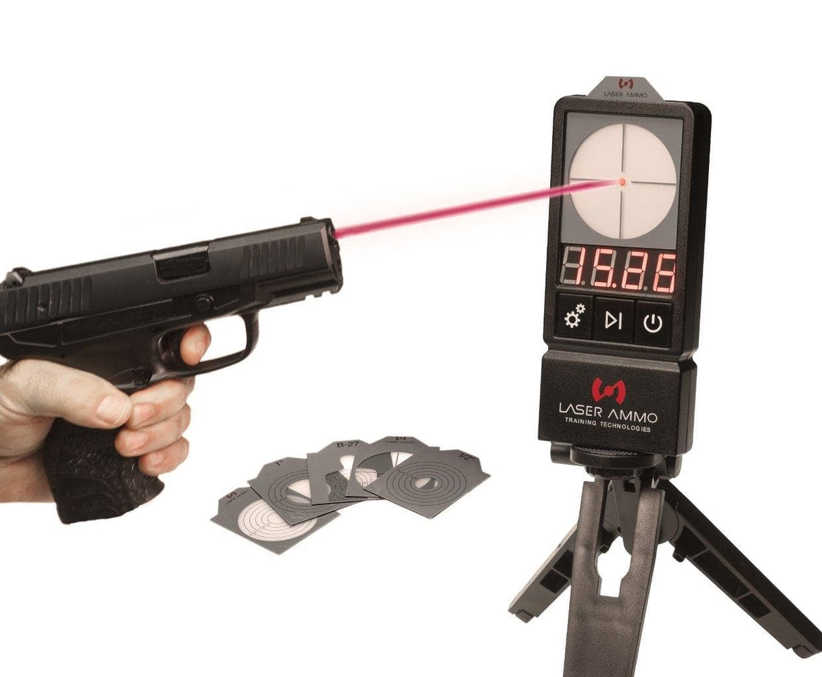 Laser-Ammo LaserPet™ Electronic Target V.2 + 9mm (option 9x 21) Cartridge Red