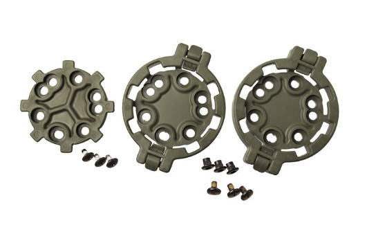 Blackhawk Montageplattform QD-Kit (2x Female/1x Male) zu CQC/SERPA/DUTY/T-Series Holster