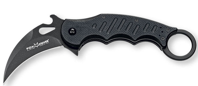 Couteau FOX Karambit Folding G10 noir