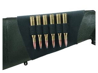 BH/UM Patronenhalter Schaft offen aus Neopren für Gewehrpatronen