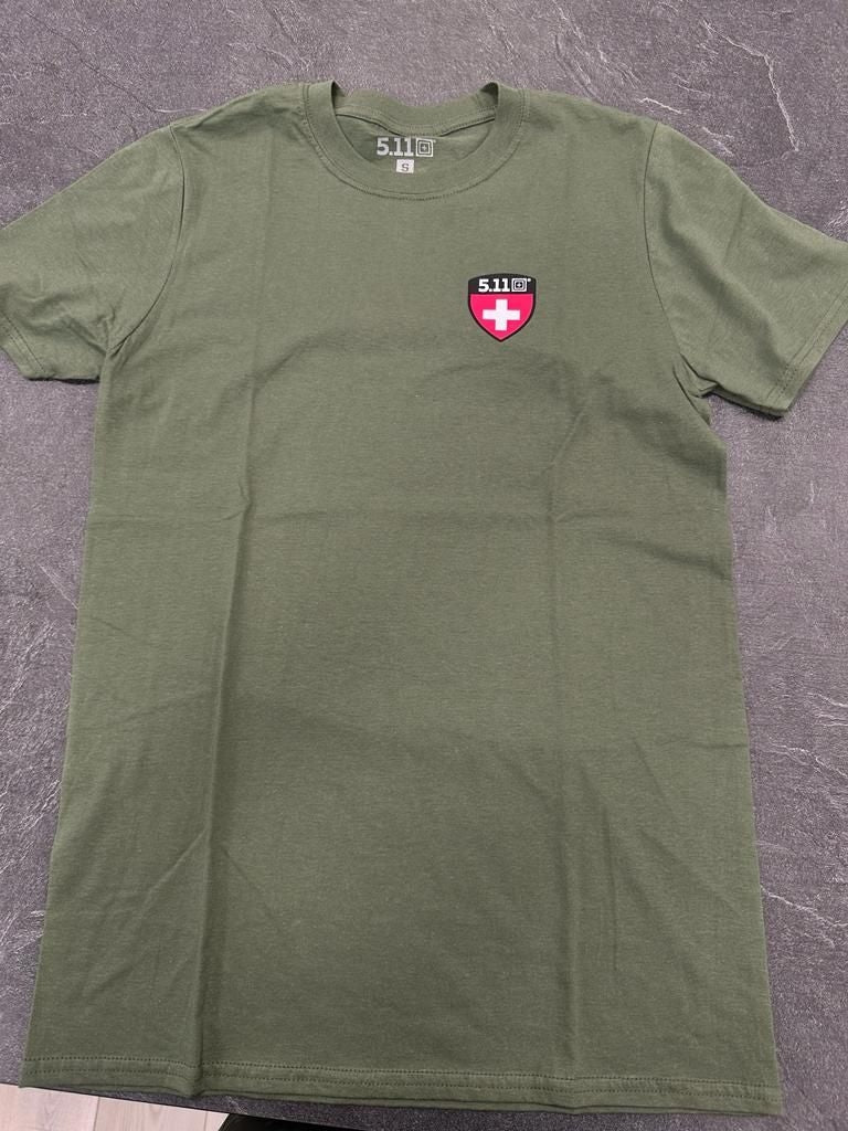 5.11 Tactical Series T-Shirt Flag Shield Switzerland