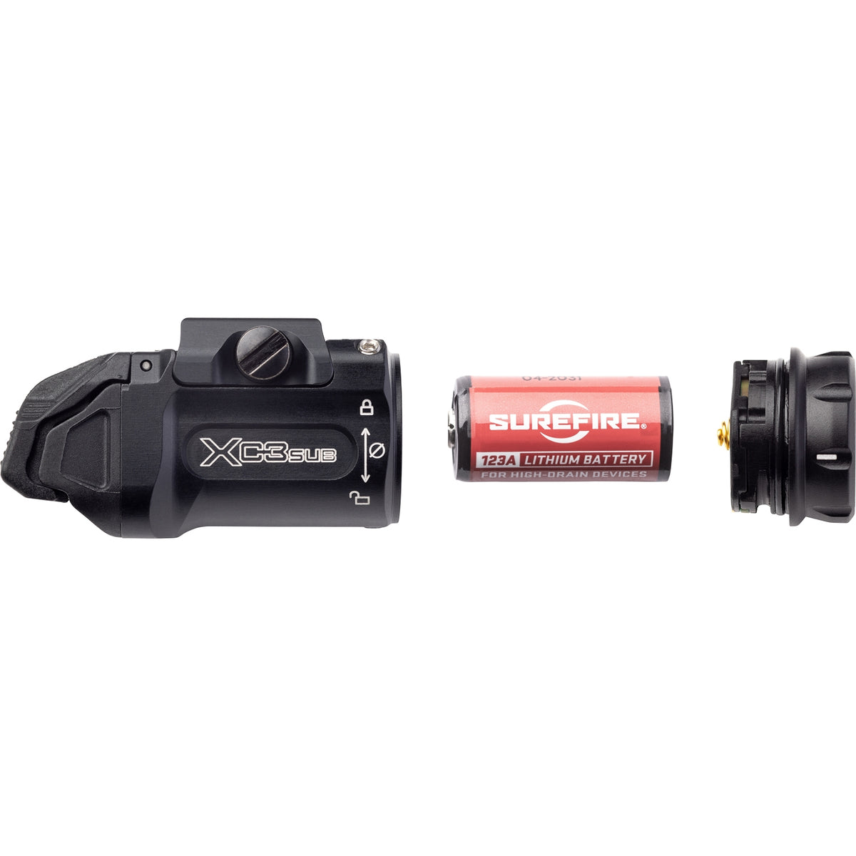 Sure Fire Lampe  XC3 Sub-Compact LED zu Pistole schwarz