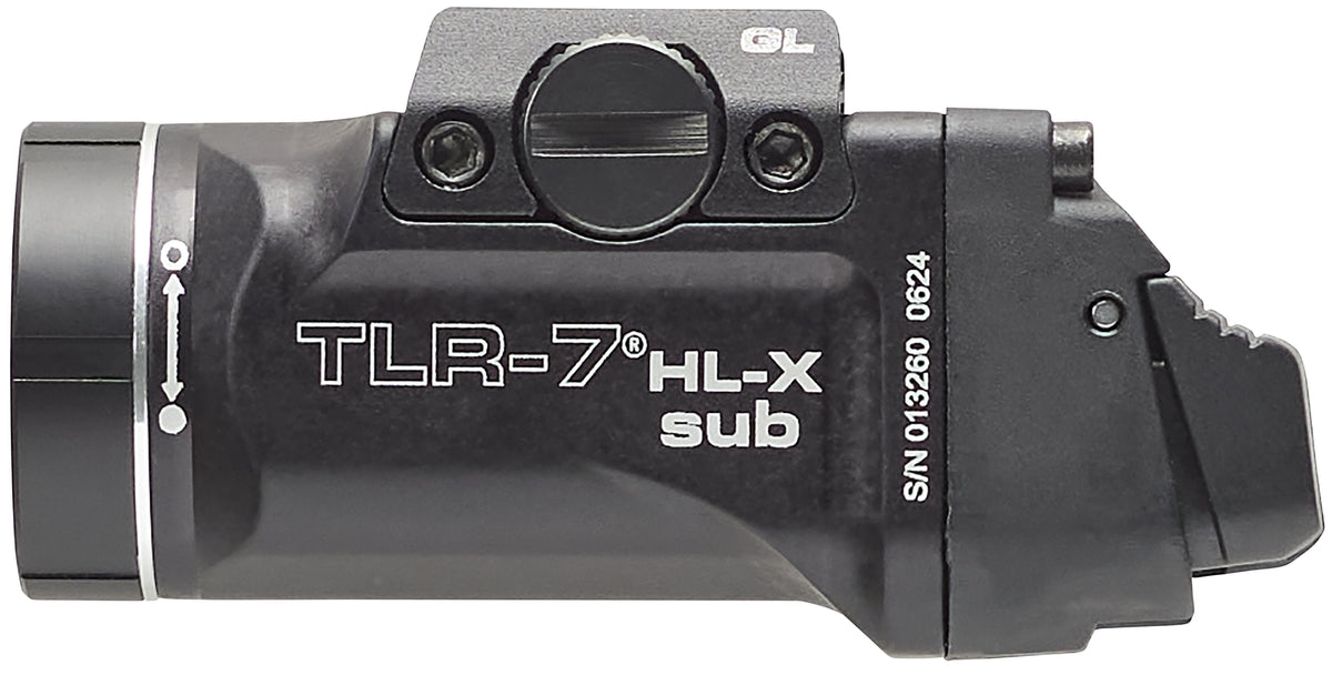 Streamlight Lampe Tactical TLR-7 HL-X sub USB mit wiederaufladbarer Batterie für GLOCK® 43X/48 MOS, 43X/48 Rail schwarz