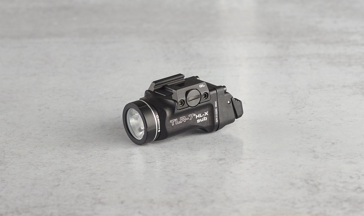 Streamlight Lampe Tactical TLR-7 HL-X sub USB mit wiederaufladbarer Batterie für GLOCK® 43X/48 MOS, 43X/48 Rail schwarz