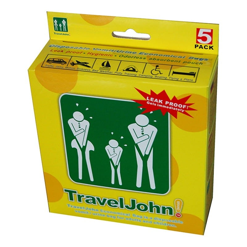 Travel John Wegwerf-Urinal 5-er Pack