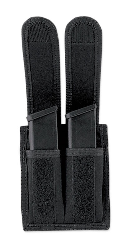 BH/UM Sacoche universelle double pour chargeur de pistolet noir