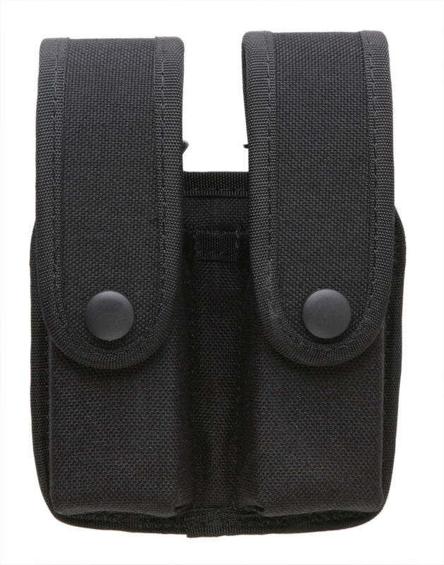 Uncle Mikes Magazintasche doppelt geteilt zu Pistolenmagazin 2-reihig schwarz