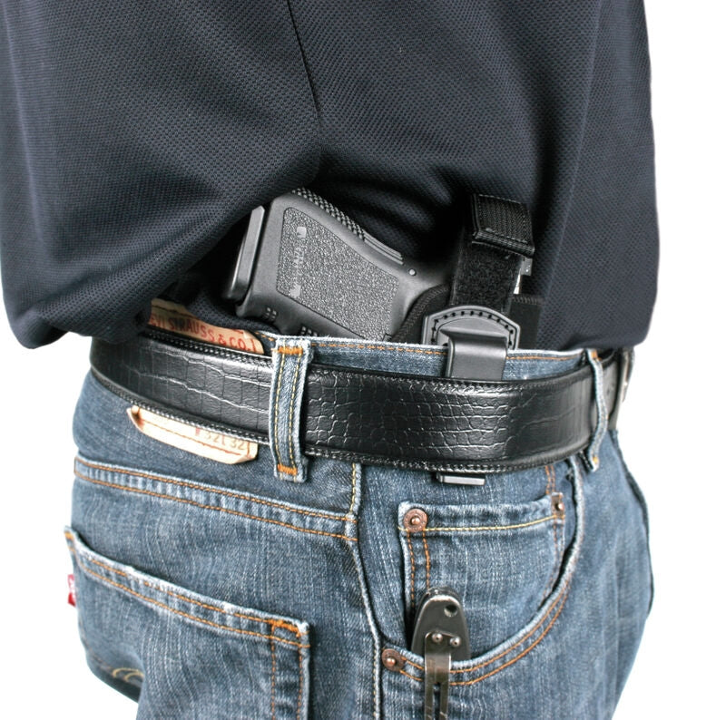 BH/UM holster pour pistolet Inside the Pant avec Retention Strap noir
