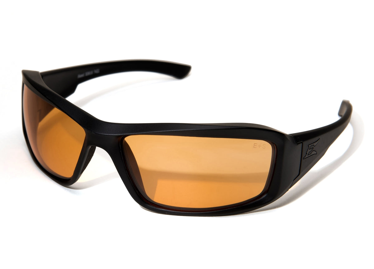 Edge Tactical Eyewear lunettes Hamel noir mat avec verres Tiger&#39;s Eye