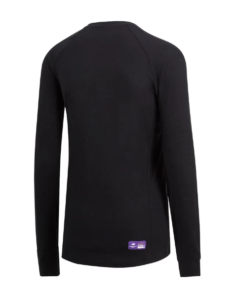Armadillo Shirt Womens Flora Merino Wool Baselayer Long Sleeve Crew Neck