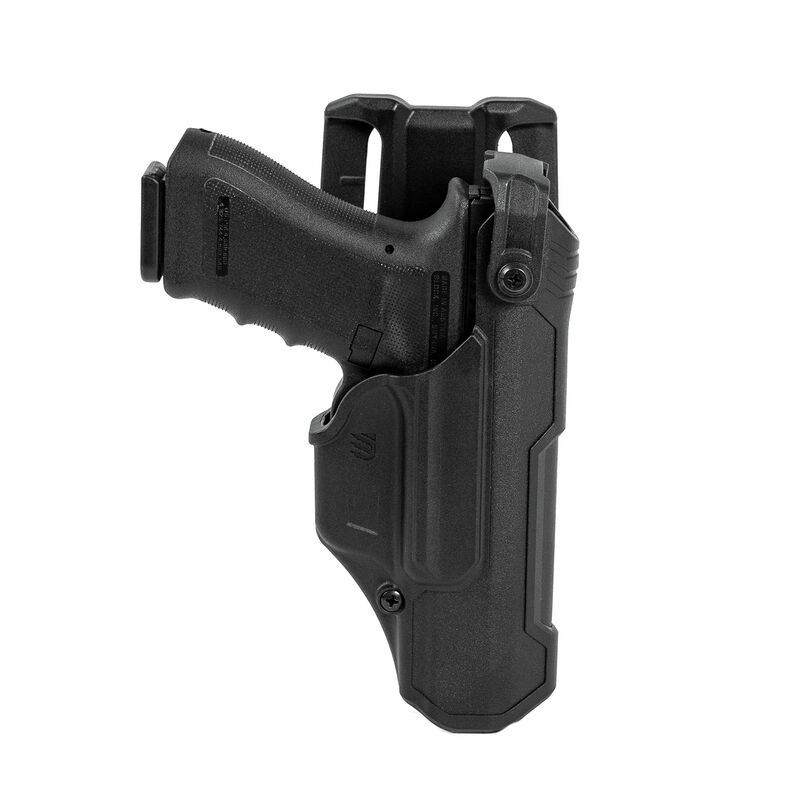 BlackHawk holster pour pistolet T-Series™ Duty L3D Non Light Bearing noir mat main droite