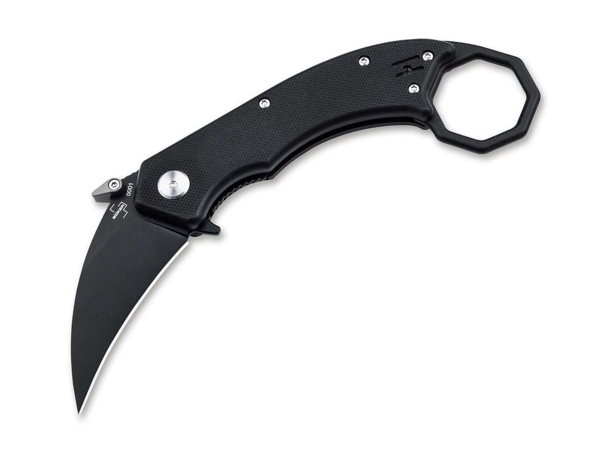 Couteau de poche Böker Plus HEL Karambit noir