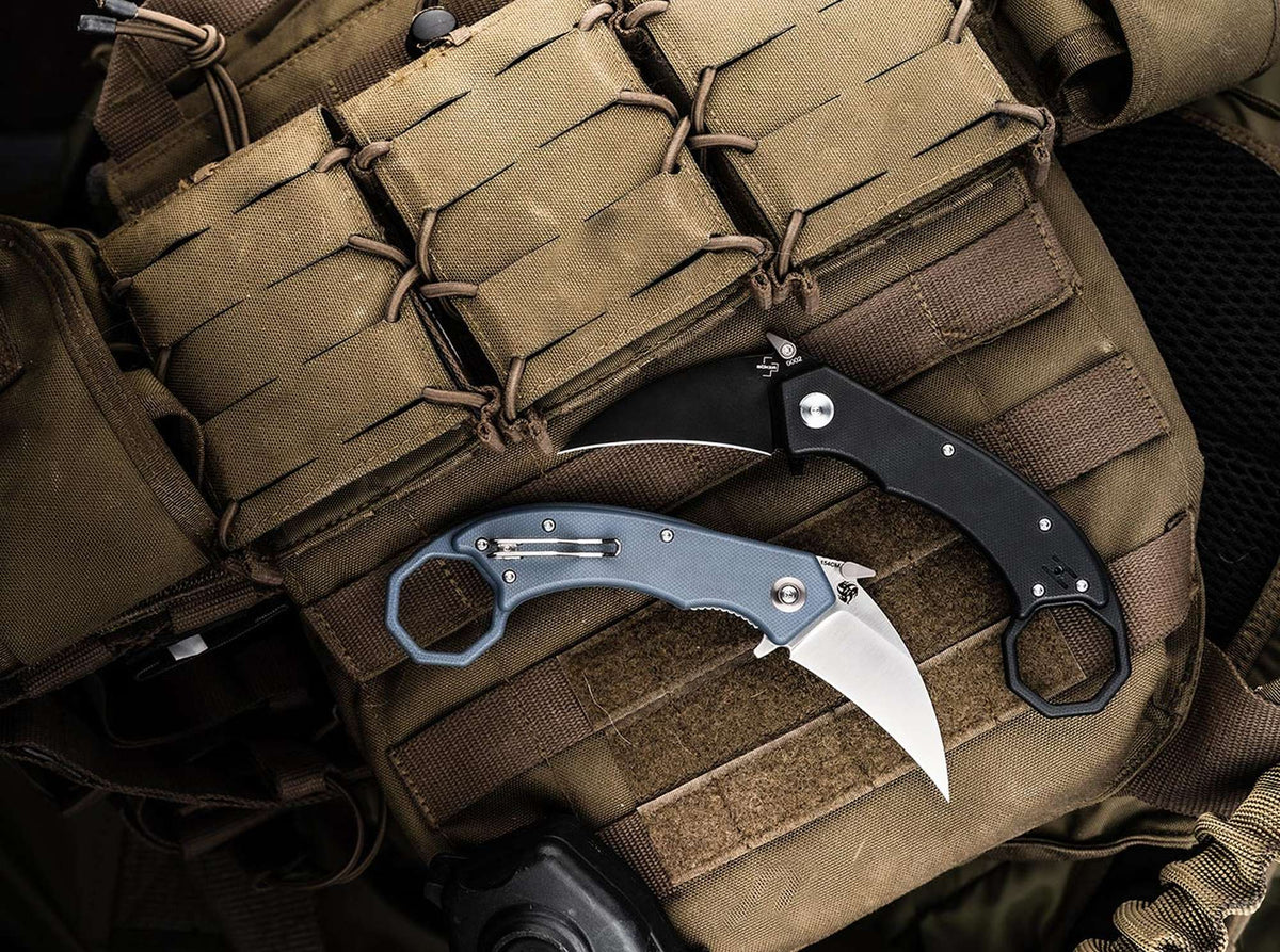 Couteau de poche Böker Plus HEL Karambit noir