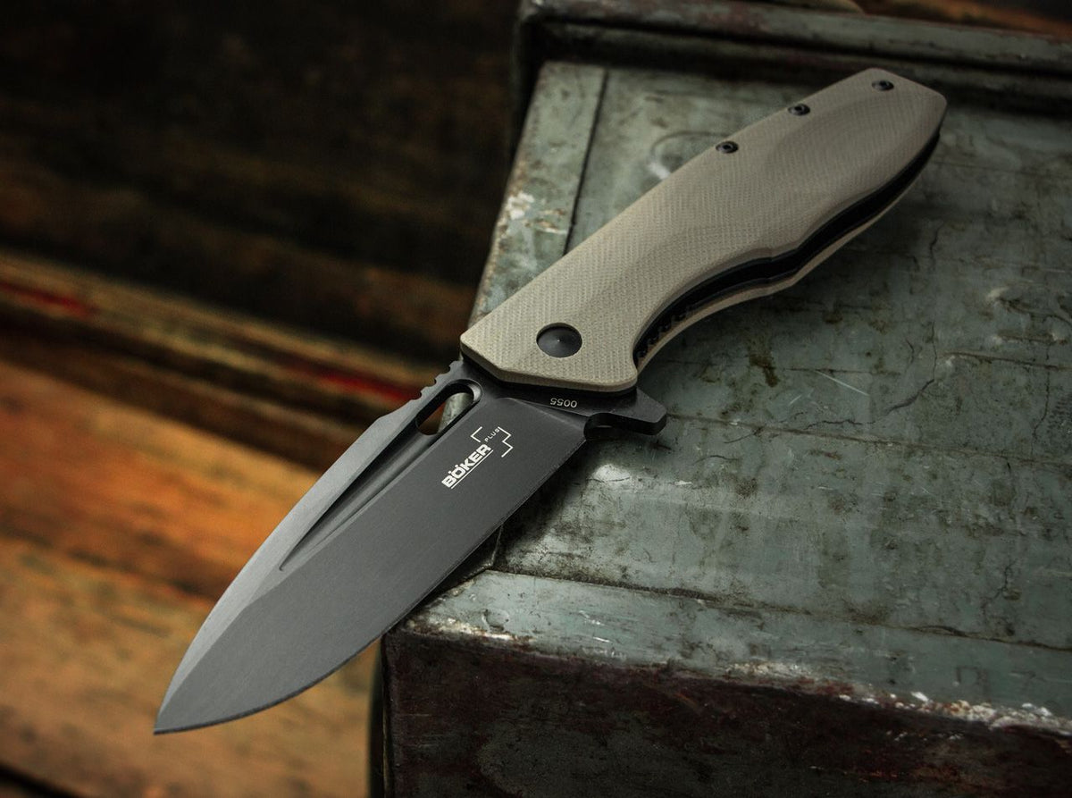 Couteau de poche Böker Plus Caracal Folder Tactical noir