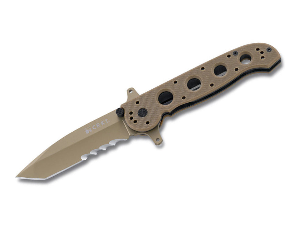 Couteau de poche CRKT M16-14 Forces spéciales G10 désert