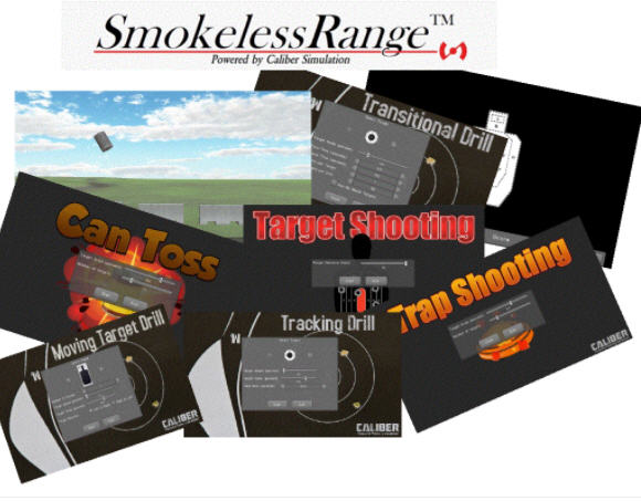 Logiciel Laser-Ammo Smokeless Range avec caméra haute vitesse