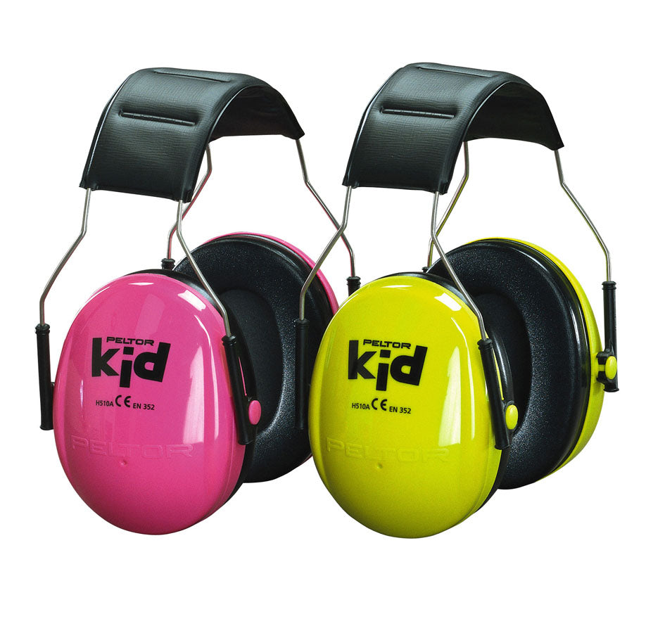 Peltor protection auditive passive Kid, 27dB, vert fluo