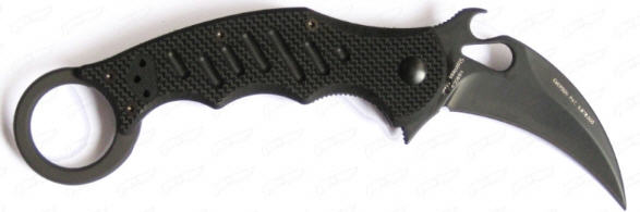 Couteau FOX Derespina karambit G10 handle noir