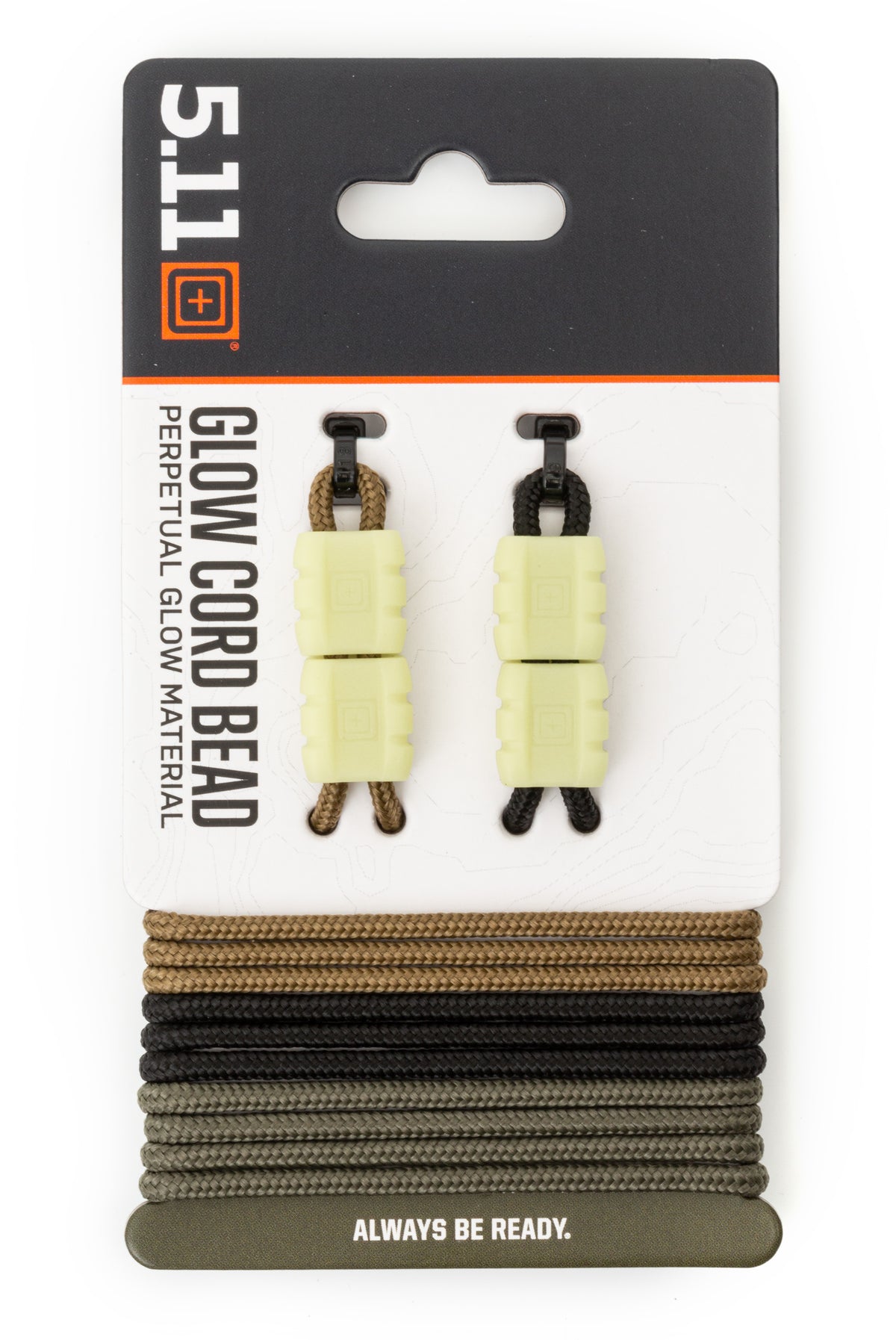 5.11 Tactical Series Glow Cord Bead phosphor green (Set à 4 Stk.)