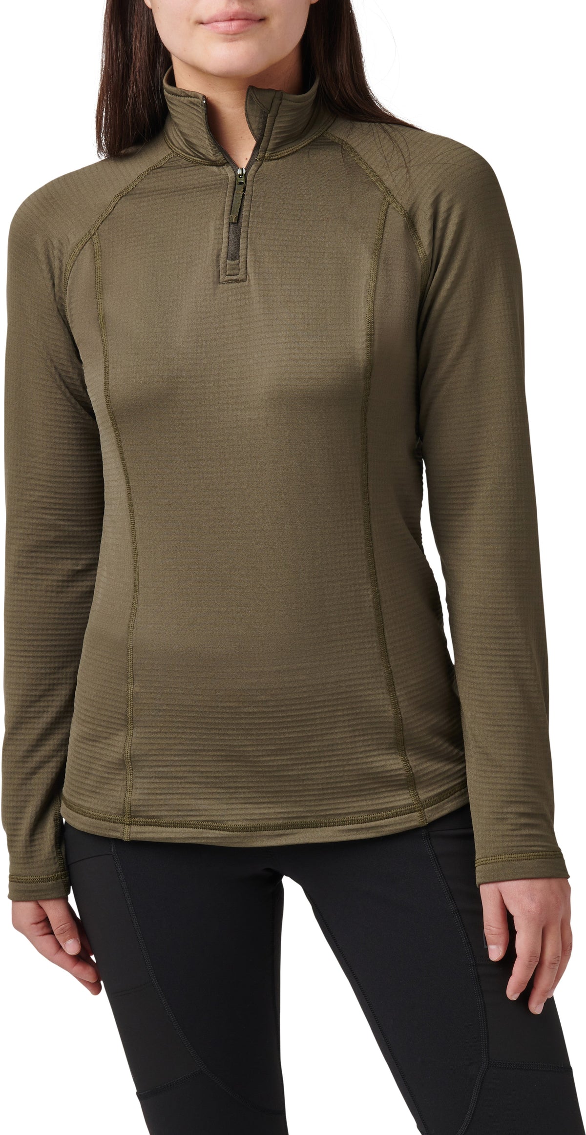 5.11 Tactical Series Shirt Stratos manches longues avec 1/4 fermeture éclair (femmes)