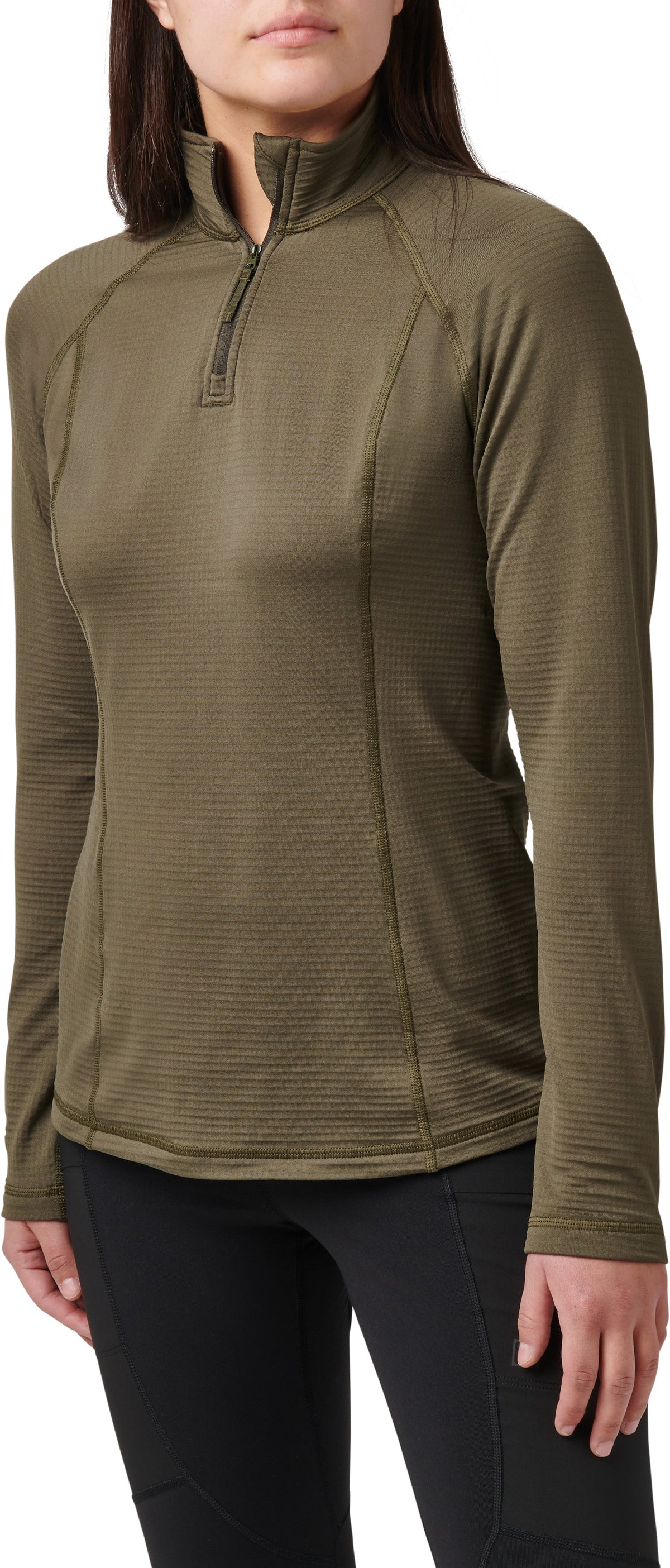 5.11 Tactical Series Shirt Stratos manches longues avec 1/4 fermeture éclair (femmes)