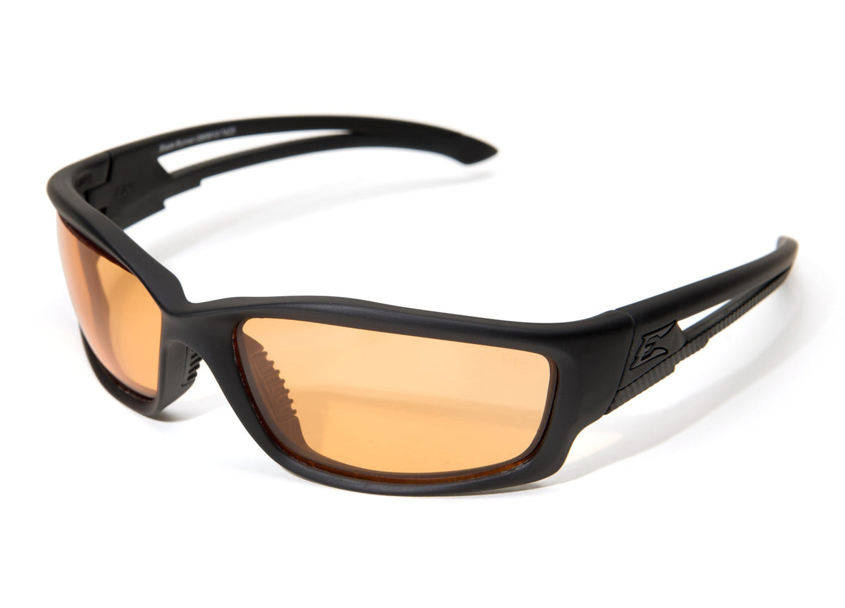 Edge Tactical Eyewear Brille Blade Runner schwarz matt mit Brillenglas Tiger&#39;s Eye