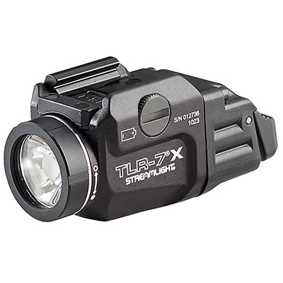 Lampe Streamlight Tactical TLR-7 X avec pile CR123A noire