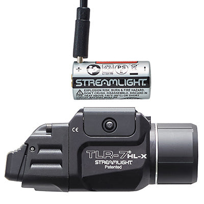 Streamlight Lampe Tactical TLR-7 HL-X USB avec batterie rechargeable noire