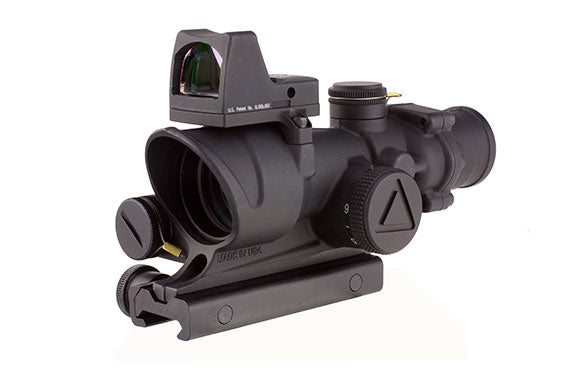 Trijicon® Viseur ACOG 4x32 LED Illuminated Red Crosshair .223 Reticle avec RMR 3.25 MOA