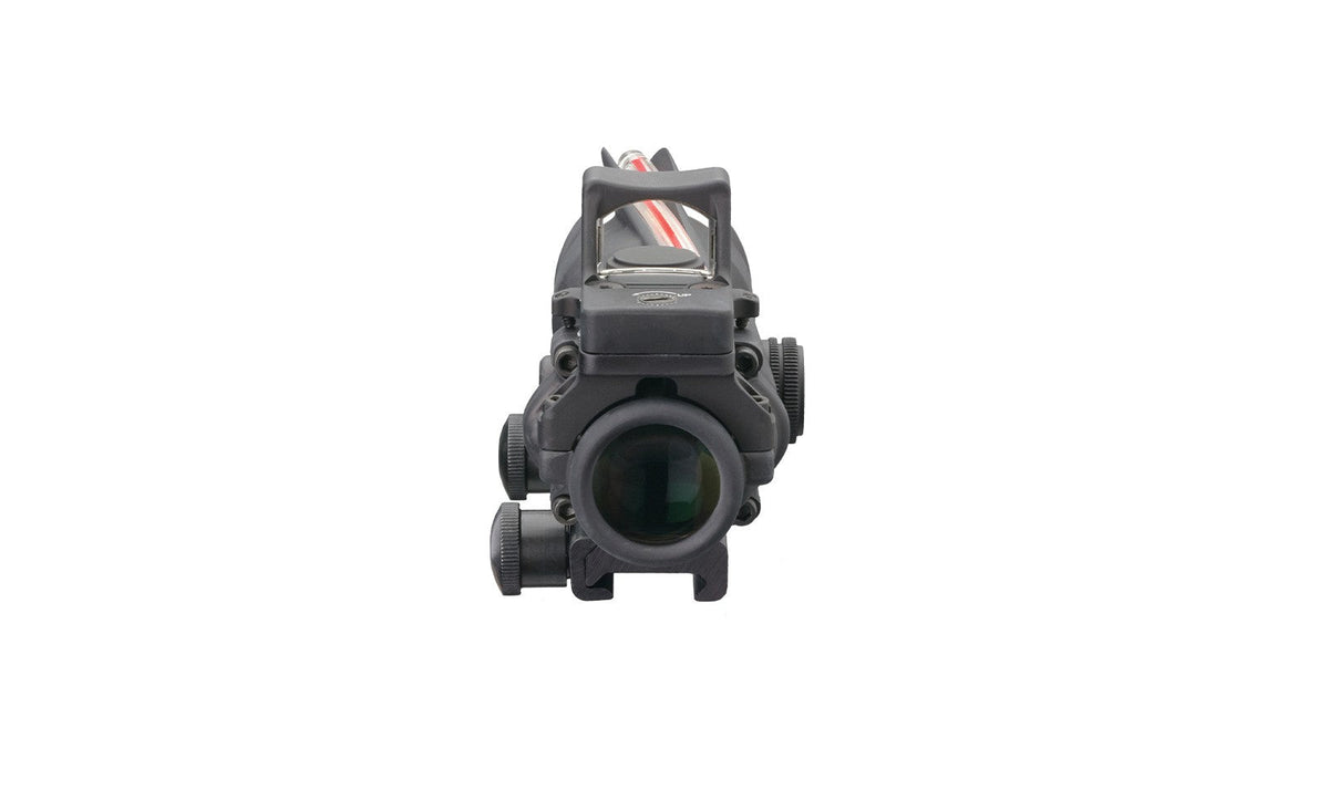 Trijicon 4x32 ACOG® Scope, Dual Illuminated Red Crosshair .223 Reticle w/ Colt® Knob Thumbscrew Mount &amp; LED 3.25 MOA Red Dot RMR® Type 2