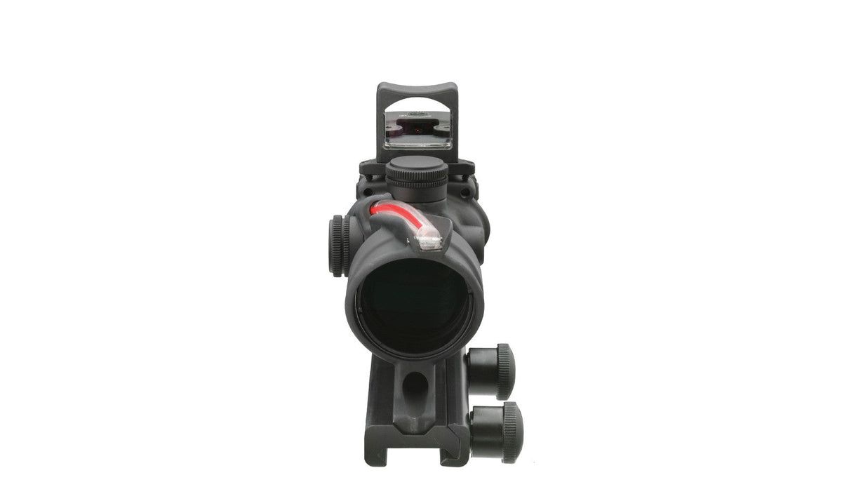 Trijicon 4x32 ACOG® Scope, Dual Illuminated Red Crosshair .223 Reticle w/ Colt® Knob Thumbscrew Mount &amp; LED 3.25 MOA Red Dot RMR® Type 2