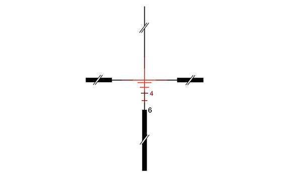 Trijicon® Viseur ACOG 4x32 Dual Illuminated Red Crosshair .223 BAC Reticle with TA51 Mount