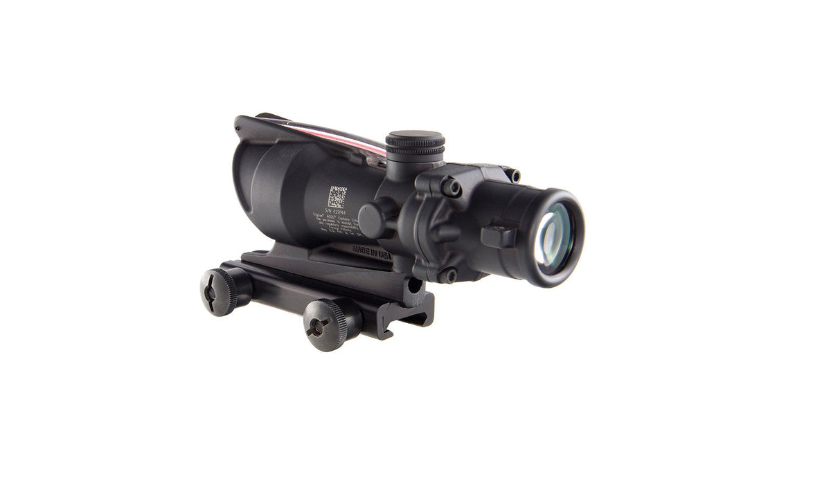 Trijicon® Visée ACOG® 4x32 Dual Illuminated Red Horseshoe/Dot .223 BAC Reticle w/ TA51 Mount